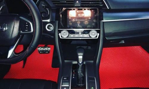 Thảm lót sàn Honda Civic 2017 – Red Version