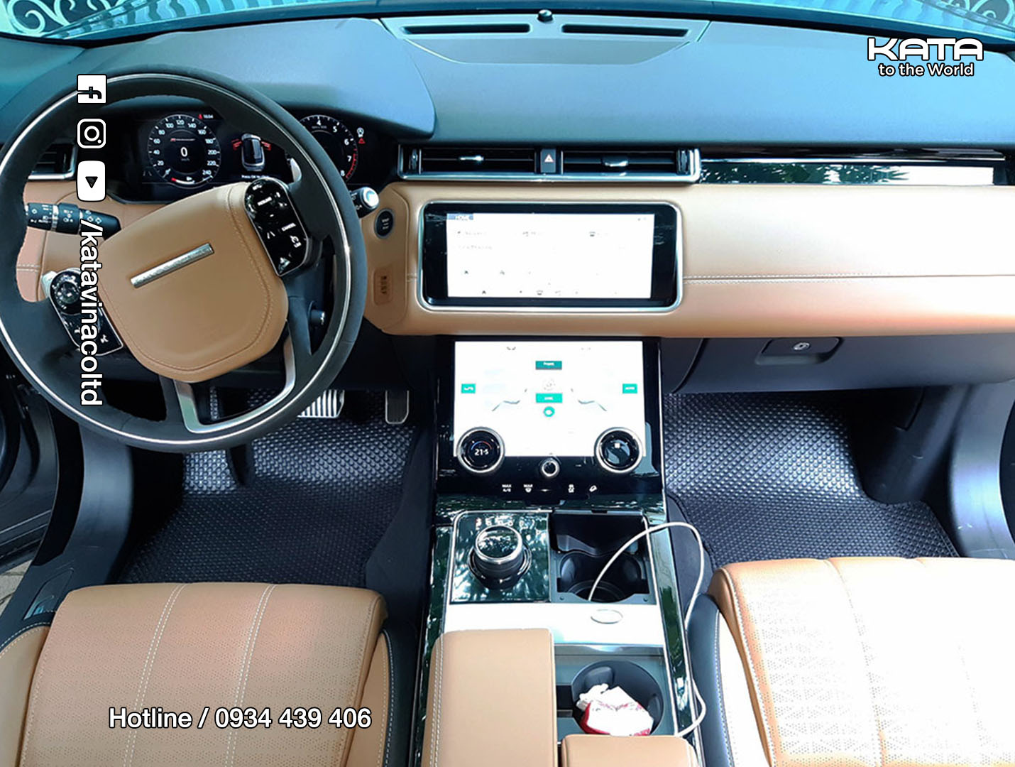 Thảm lót sàn Range Rover Velar 2020
