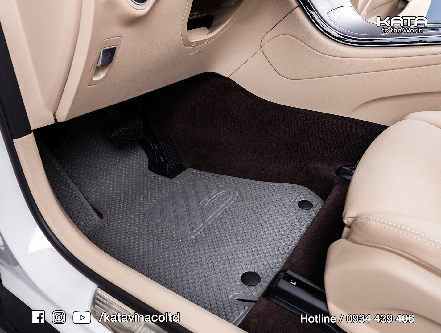 Thảm lót sàn Mercedes GLC bản KATA Pro