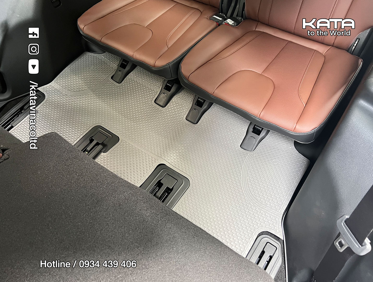 Thảm lót sàn Hyundai Santafe bản KATA Pro 2022