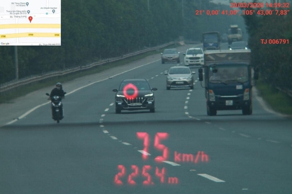 Máy bắn tốc độ phương tiện khi tham gia giao thông 